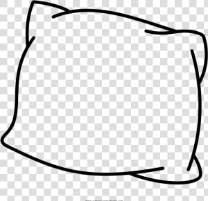 Sweet Looking Pillow Coloring Page Bed Ultra Pages   Disegno Cuscino Png  Transparent Png