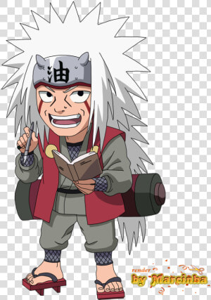 Naruto Shippuden Jiraiya Chibi  HD Png Download