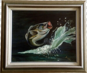 Fish Jumping Out Of Water Painted  HD Png Download