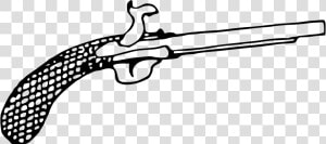 Flintlock Pistol Firearm Rifle   Flintlock Pistol Clipart  HD Png Download