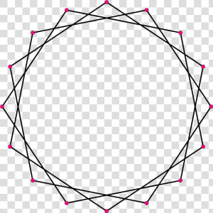 Circle Outline Png Glow   Star Polygon  Transparent Png