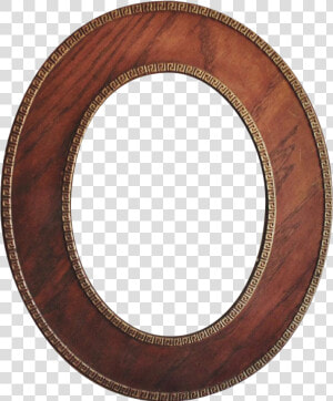 Antique Picture Frame 19c Victorian Oak Wood Oval W    Circle  HD Png Download