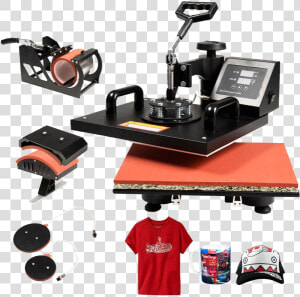 Ghp 5 In 1 Heating Thermocouple Heat Press Machine   Sublimation 5 In 1 Machine Png  Transparent Png