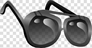 Sunglass Image Black   Óculos Escuros Club Penguin  HD Png Download