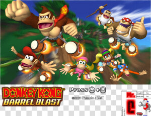 Donkey Kong Barrel Blast Diddy Kong   Donkey Kong Barrel Blast  HD Png Download