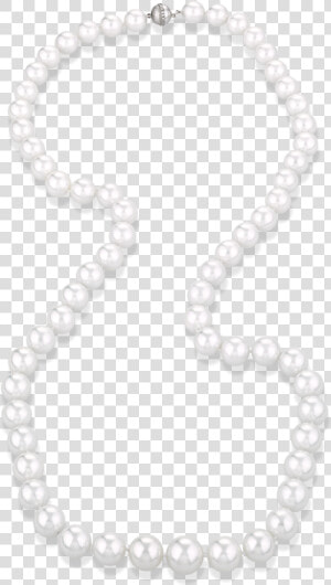 Opera length Pearl Necklace   Red Cross Pearls  HD Png Download