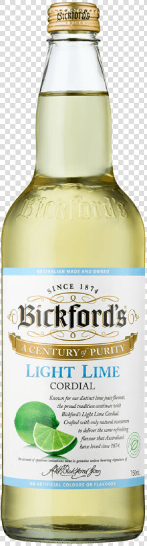 Bickfords Light Lime Cordial  HD Png Download