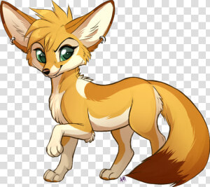 Clipart Royalty Free Collection Of Chibi   Anime Fennec Fox Drawing  HD Png Download