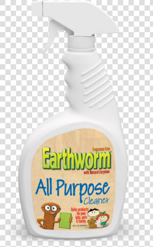 Earthworm® All purpose Cleaner   Bottle  HD Png Download