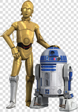 Rebels R2 D2 And C 3po Render   C3po And R2d2 Png  Transparent Png