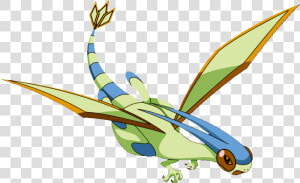 330 Flygon Ag2 Shiny   Cute Pokemon Flygon Shiny  HD Png Download