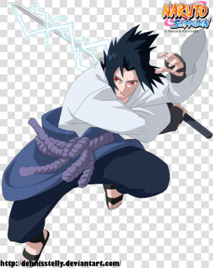 Sasuke Con El Chidori  HD Png Download