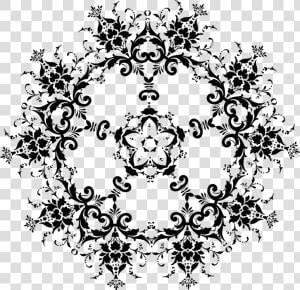 Visual Arts flora symmetry   Decoration Circle Vector Png  Transparent Png