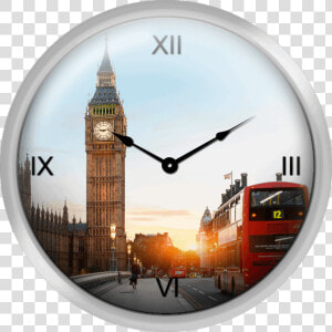 London Big Ben And Traffic On Westminster Bridge   Lugares Cerca Del Hotel Hyatt Place London Heathrow  HD Png Download