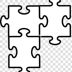 Free Puzzle Pieces Template Download Free Clip Art   2 Puzzle Piece Template  HD Png Download