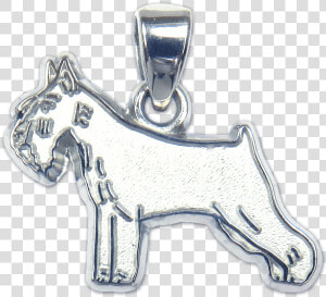 Standard Schnauzer Pendant   Airedale Terrier  HD Png Download