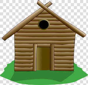 Showing Post  amp  Media For Cartoon Stick House Clip Art   Cabin Clipart  HD Png Download