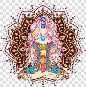 Chakras Mandala  HD Png Download