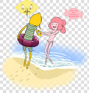 Transparent Lemongrab Png   Princess Bubblegum Adventure Time Lemongrab  Png Download