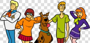 Scooby Doo The Whole Gang   Transparent Cartoons   Scooby Doo  HD Png Download