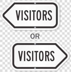 Visitor Arrow Sign   Sign  HD Png Download