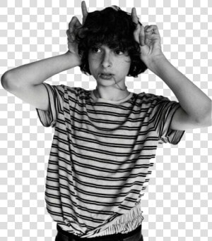 Finn Wolfhard Png Hd Image   Finn Wolfhard Black And White  Transparent Png