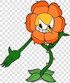 Cagney Carnation Cuphead Wiki Fandom Powered By   Cagney Carnation  HD Png Download