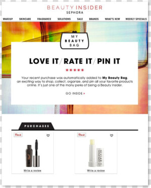 Sephora Leave A Review Email  HD Png Download