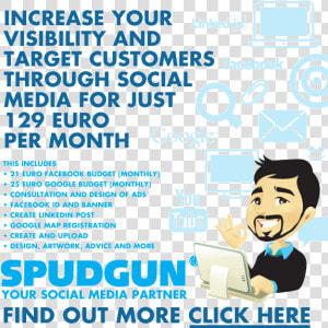 Get Social Advert   Cartoon  HD Png Download