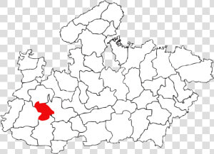 Location Of Indore In Madhya Pradesh   Madhya Pradesh Map Vector  HD Png Download