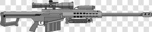 M82 Barret 50 Cal  HD Png Download