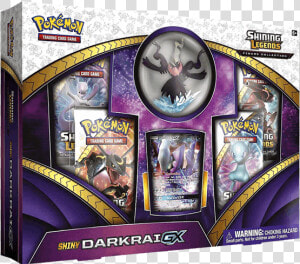 Pokemon Shining Legends Shiny Darkrai Gx Box  HD Png Download