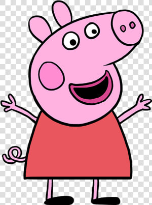 How To Draw Peppa Pig   Peppa Pig Drawing Easy  HD Png Download