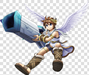 All Of The Art From Nintendo S Press Kit   Kid Icarus Pit Transparent  HD Png Download