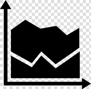 Education Chart With Horizontal And Vertical Axes Comments   Stacked Area Chart Icon  HD Png Download