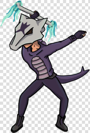 An Alolan Marowak Halloween Costume   Cartoon  HD Png Download