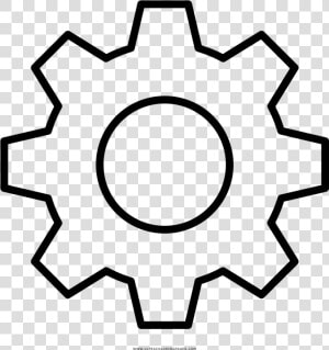 Cog Coloring Page   Transparent Project Manager Icon  HD Png Download