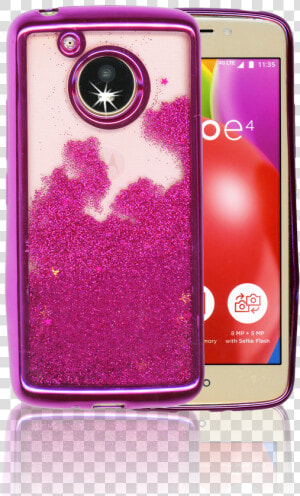 Motorola E4 Mm Electroplated Glitter Case With Stars  HD Png Download