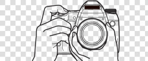 Camera Clipart Line Art   Camera Drawing  HD Png Download