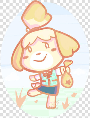 Animal Crossing Isabelle Transparent Fanart  HD Png Download