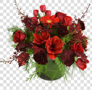 Blissful Reds Flower Arrangement  HD Png Download