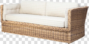 Outdoor Daybed Sofa   Wicker Daybed  HD Png Download