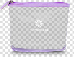 Squeeze Pod Tsa Approved Purple Clear Travel Bag   Coin Purse  HD Png Download