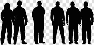 Silhouette  Group  People   Group People Silhouette Transparent  HD Png Download