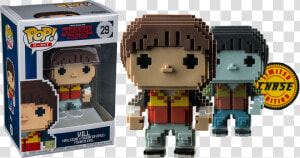 Will 8 bit Pop Vinyl Figure   Funko Pop Stranger Things  HD Png Download