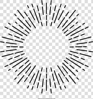 Starburst Coloring Page Circle   Starburst Circle Png  Transparent Png