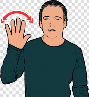 British Sign Language Stop  HD Png Download