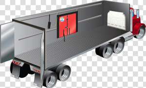 Itp Tether Bulkhead   Refrigerator Truck  HD Png Download