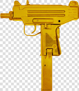 Transparent Guns Tumblr   Gold Uzi Transparent Background  HD Png Download