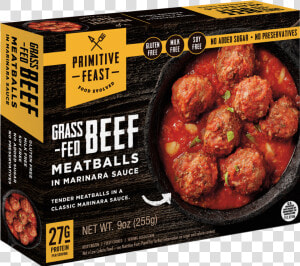 Grass fed Beef Meatballs In Marinara Sauce   Grass Fed Meat Products  HD Png Download